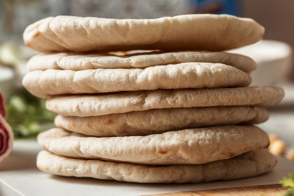 ingredientes pan de pita